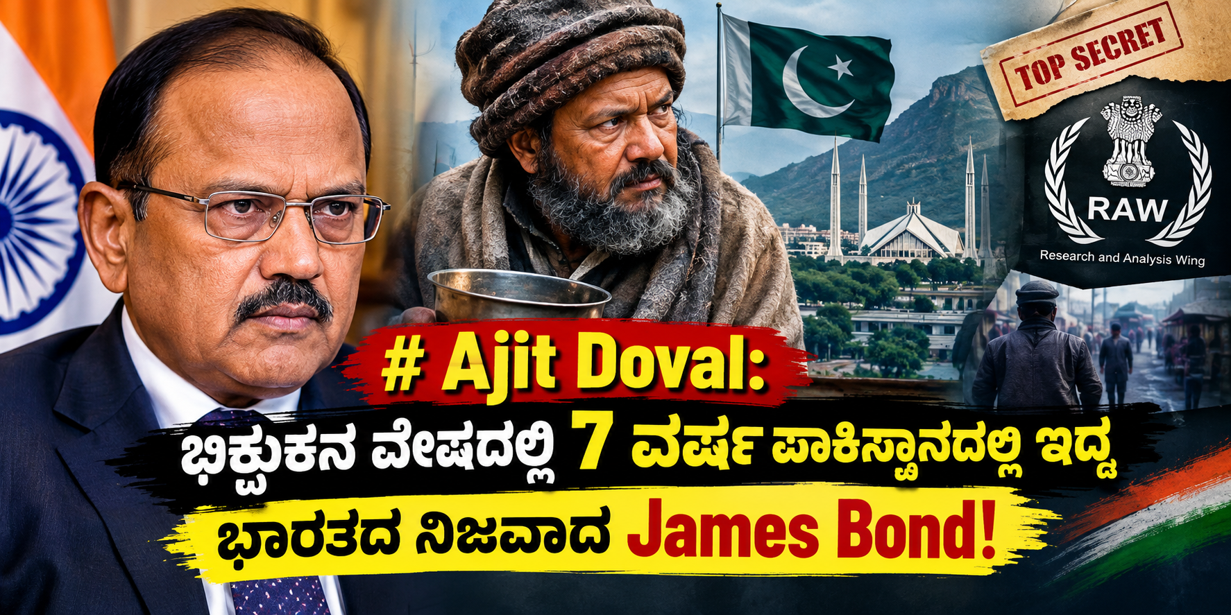 Ajit Doval James Bond of India biography