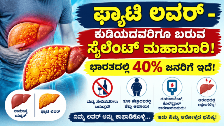 ಫ್ಯಾಟಿ ಲಿವರ್ ಲಕ್ಷಣಗಳು ಮತ್ತು ಕಾರಣಗಳು - Fatty Liver in Kannada - ಲಿವರ್ ಆರೋಗ್ಯ
